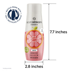 Sodastream zero strawberry watermelon being poured for a bright, refreshing drink