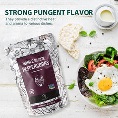 Soeos peppercorn aroma enhances cooking and finishing touch.
