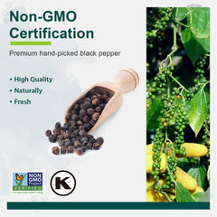 Soeos bulk black pepper pack for refill and ongoing use