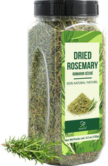 Soeos dried rosemary leaves in a jar for premium cooking aroma