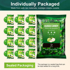 Soeos Guava Candy jar on shelf for convenient snack access.