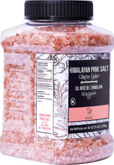 Pink crystals of Soeos Himalayan Pink Salt ready for seasoning