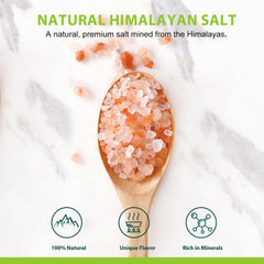Soeos Himalayan Pink Salt grinder refill supports long-lasting flavor with simple refills.
