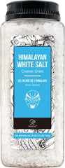 Soeos Himalayan White Salt coarse grain 39oz for cooking and seasoning