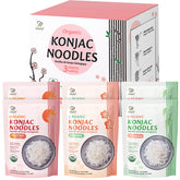 Soeos Konjac Noodles spaghetti pack ready to pair with sauces for a light meal.