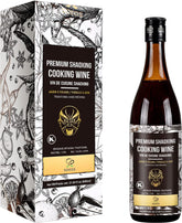 Soeos Shaoxing cooking wine bottle enhances rich stir-fries and soups