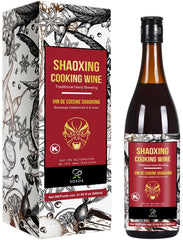 Soeos Shaoxing wine bottle front, ideal for authentic Chinese cooking.