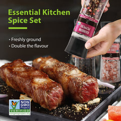 Soeos white sea salt close-up, clean and versatile seasoning option