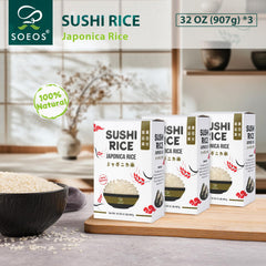Soeos sushi rice gluten-free-non-gmo supports dietary needs.