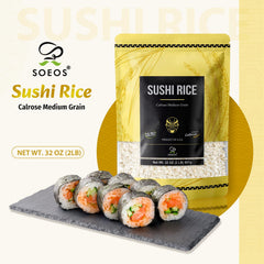 Seasoned Soeos Sushi Rice after cooking with balanced flavor profile