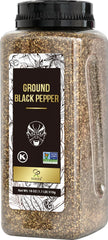Soeos table-ground black pepper jar ready for everyday seasoning