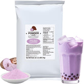 Soeos Taro Flavored Powder bottle shown for quick bubble tea prep
