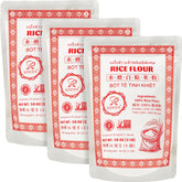 Soeos Thai Rice Flour packaging, convenient 3-pack for gluten-free baking