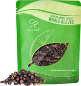 Soeos whole cloves in a bag for premium aroma in soups, roasts, and baking.