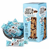 Soft & Chewy Granola Bars 64-count pack-shot, ideal office snack.
