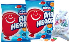 Soko Smiles AirHeads Fruit Bites two bags, ideal party candy.