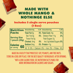 SOLELY mango gummies single-serving packets for lunchboxes.