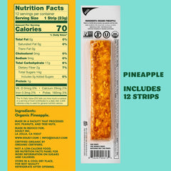 SOLELY Pineapple Jerky single-serving wrap emphasizes convenience during commutes and school lunches.