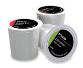 Solimo Colombian pods on display offering balanced flavor with a floral aroma.