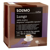 Solimo Lungo capsules pack 50 deliver balanced morning coffee