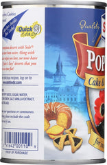 SOLO Poppy Seed Cake & Pastry Filling label closeup shows premium ingredients for bakers.