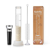 Solrify Sourdough Aliquot Jar with scale for precise dough rise timing