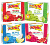 Sonic Gelatin 4-pack flavors on display for convenient snacking