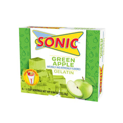 Sonic Gelatin ocean wave flavor shot, vibrant color for party trays