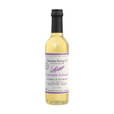 Sonoma Syrup Co Lavender Infused Simple Syrup bottle enhances coffee, cocktails, and desserts.