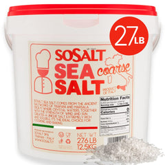 SOSALT Dal Mare di Trapani coarse salt crystals for cooking and brining