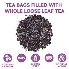 Sou Zen Earl Grey Lavender delivers floral notes with bergamot aroma.