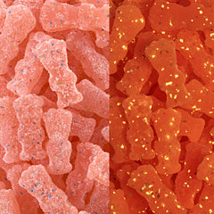 Edible confetti glows under UV light, turmeric-based sparkle without tasting.