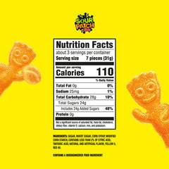 Sour Patch Kids Peach bulk packaging showcased for easy party stocking
