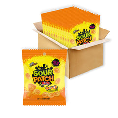 Sour Patch Kids Peach soft and chewy candies in bulk bags for sharing