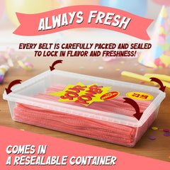 Bubble-wrapped shipping protects Sour Power candy during delivery