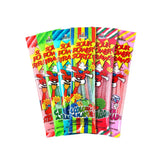 Sour Power Straws strawberry pack close-up for a fruity snack moment.