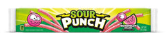 Sour Punch Straws Watermelon flavor tray close-up showing juicy fruit flavor for sharing.