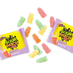 Sour Patch Kids Bunnies assorted-fruit flavors — sour then sweet taste experience.