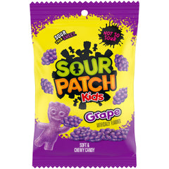 Sour Patch Kids Grape soft and chewy candy bag 8oz for sharing at parties