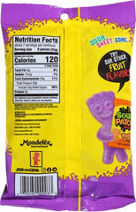 Sour Patch Kids Grape close-up shows juicy, tangy candies perfect for snacking