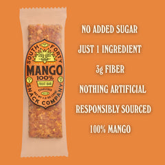 South 40 mango bar featuring 100 percent mango and natural sweetness.