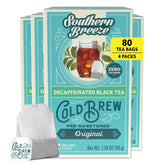 Southern Breeze decaf cold brew sweet tea box, ready for quick sugar-free iced tea