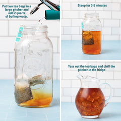 Southern Breeze zero sugar zero carbs iced tea pour refreshes.
