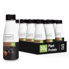 Soylent Complete Protein Shake Chocolate front view bottle, ideal for a quick protein boost.