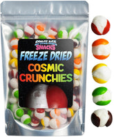 Space Age Snacks Cosmic Crunchies pack shot showing crunchy freeze-dried candy perfect for snacking