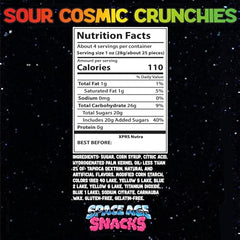 Close-up of freeze-dried candy texture, light crunch and bold flavor.