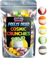 Space Age Snacks Sour Cosmic Crunchies packaging, gift-ready for sharing.
