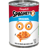 SpaghettiOs Original can front, quick family meal option