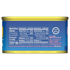 SPAM Classic 7oz can close-up with label highlights gluten-free option.