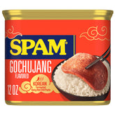 SPAM Gochujang flavored cans pack eight ready for pantry staples and quick meals.